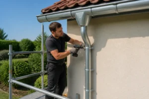 Comment réussir la pose de gouttières en zinc