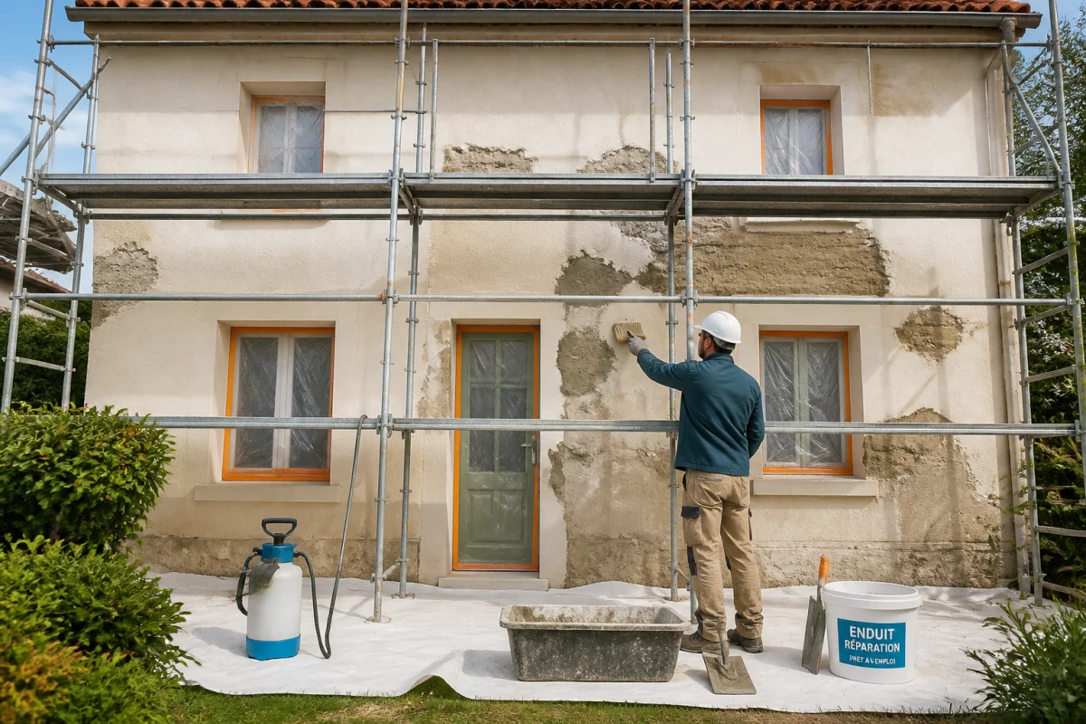 Ravalement de façade de maison comment réussir un chantier durable