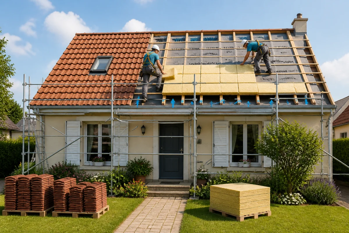 Isolation de la toiture pour une maison confortable et durable