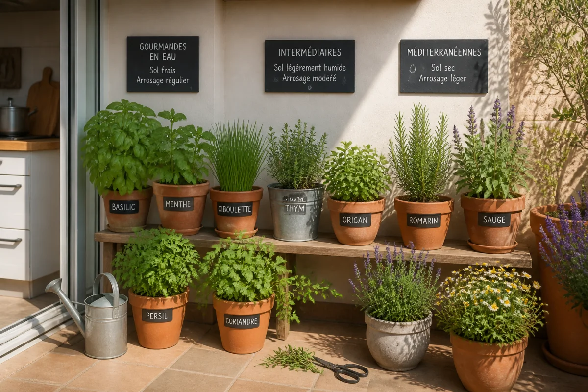 Bien entretenir les plantes aromatiques en pot au fil des saisons