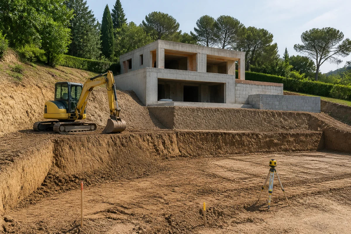 Terrassement du terrain avant construction, ce qu'il faut vraiment préparer